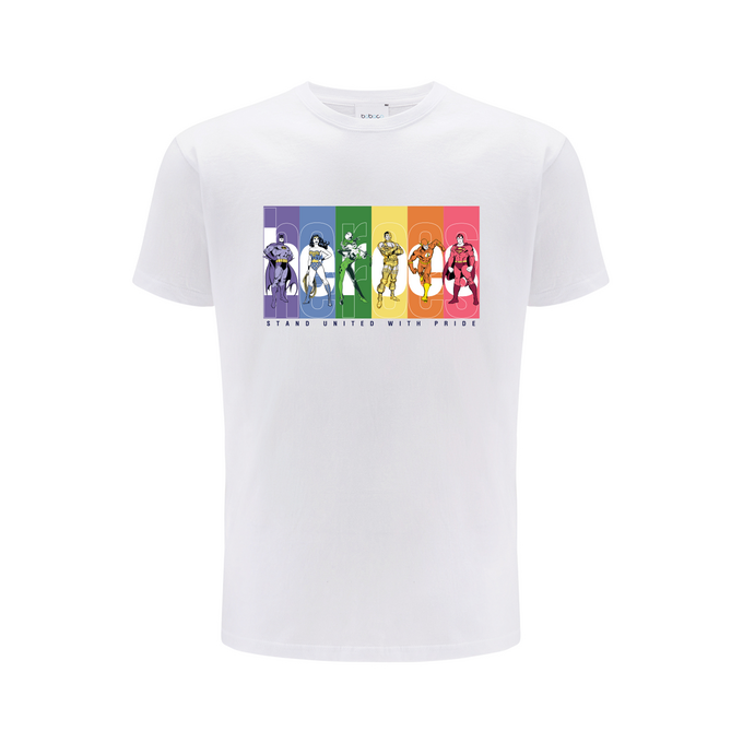 Justice League DC Biały T-shirt