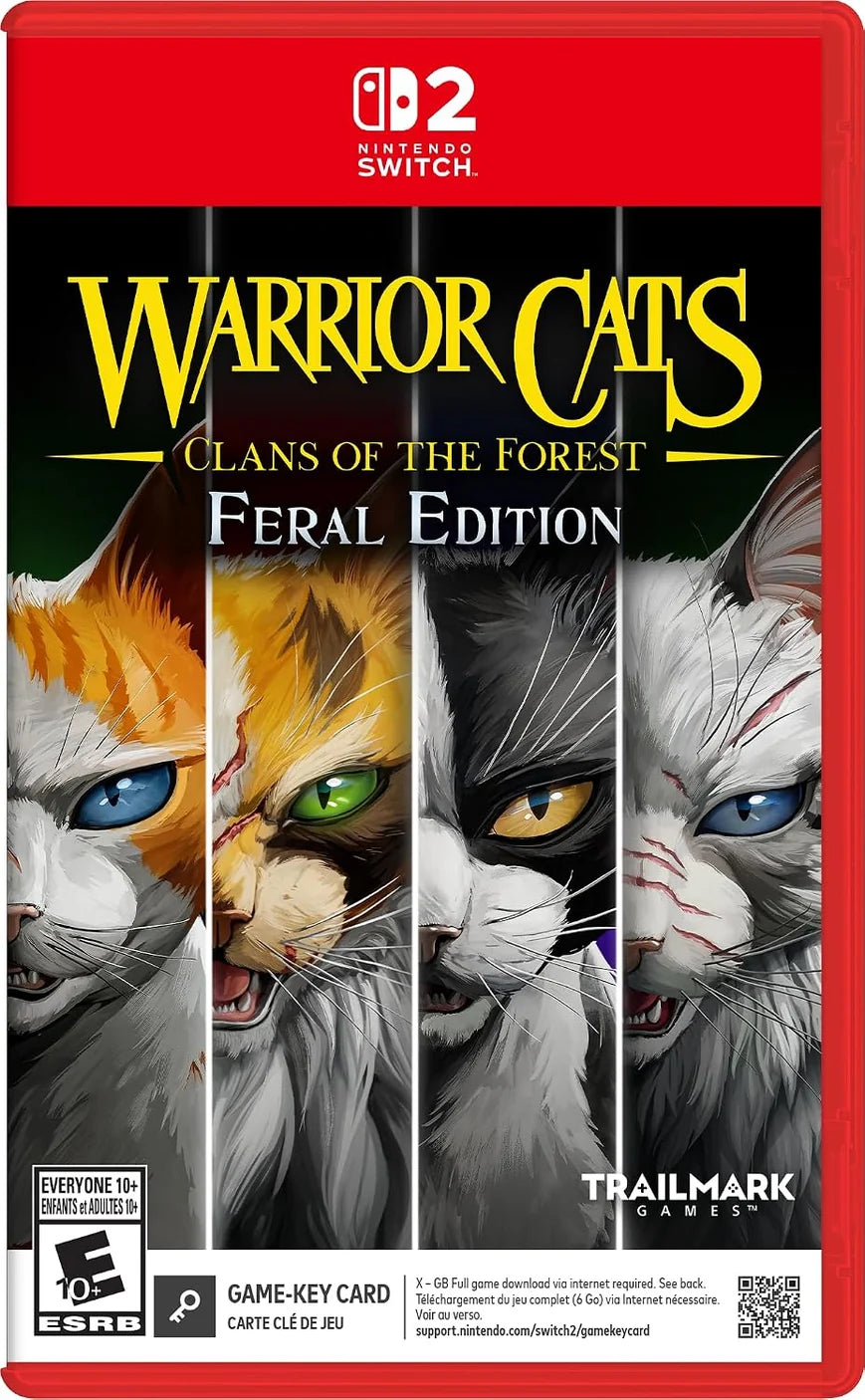 Warrior Cats: Clans of the Forest Feral Edition [Game-Key Card] Nintendo Switch 2