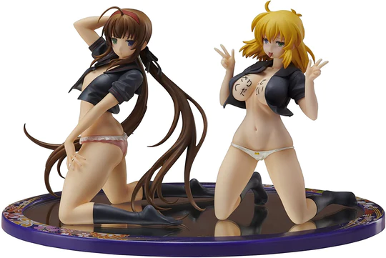 Senran Kagura NewWave G-Burst Ryouna & Ryoubi Gokubi Girls Slender Glamorous 1/10 Sailor Fuku ver