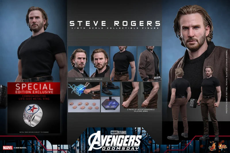 Avengers Doomsday 1/6th scale Steve Rogers Collectible Figure Special Edition