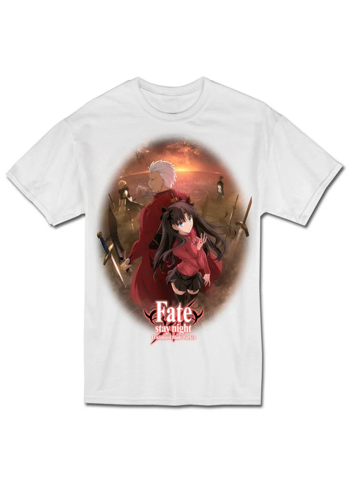 Fate/stay night Rin Tohsaka & Archer Sublimation Men's T-Shirt