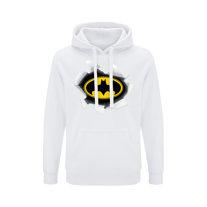 Batman DC White Hoodie