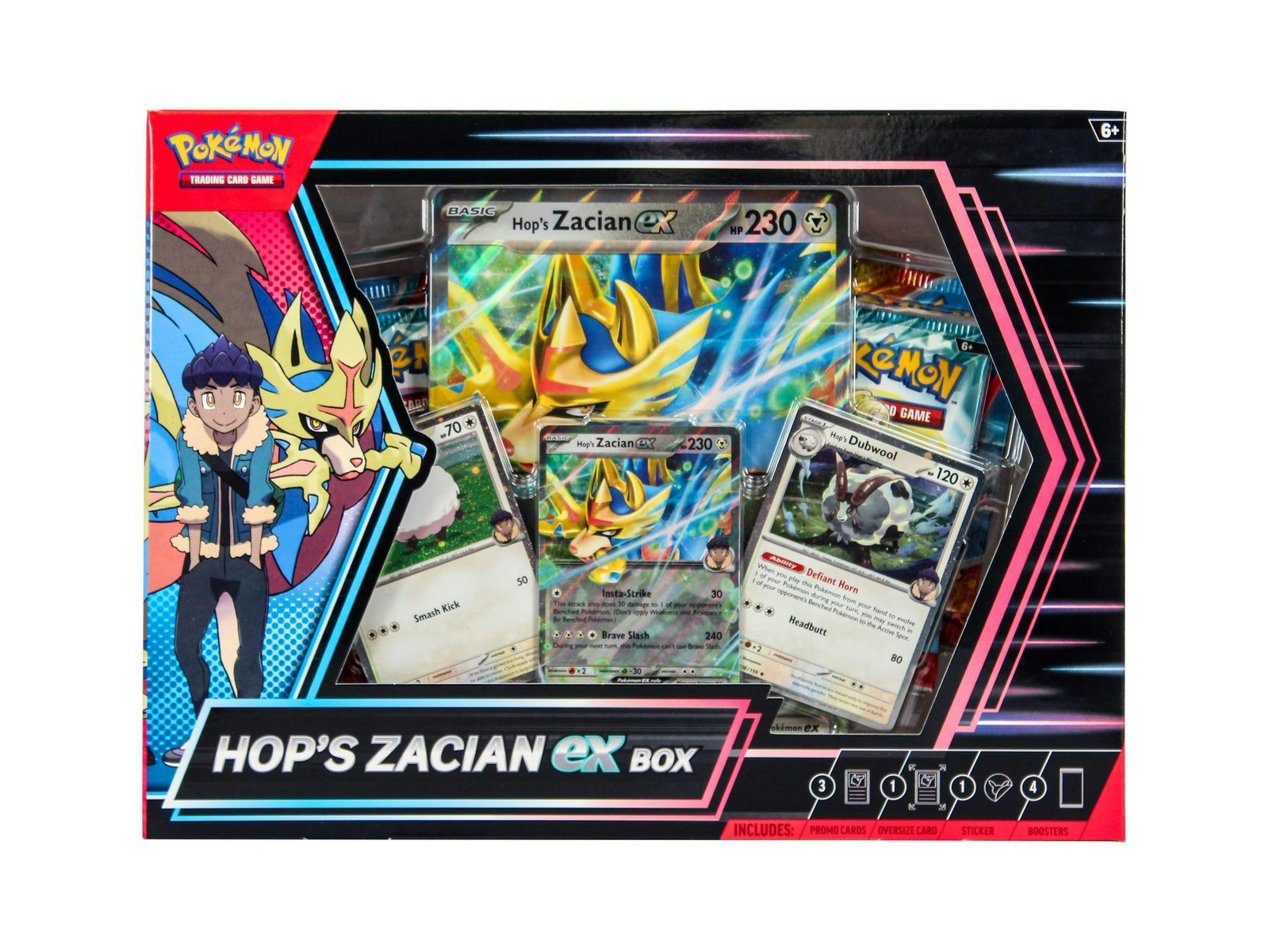 Pokemon Hop's Zacian ex Box
