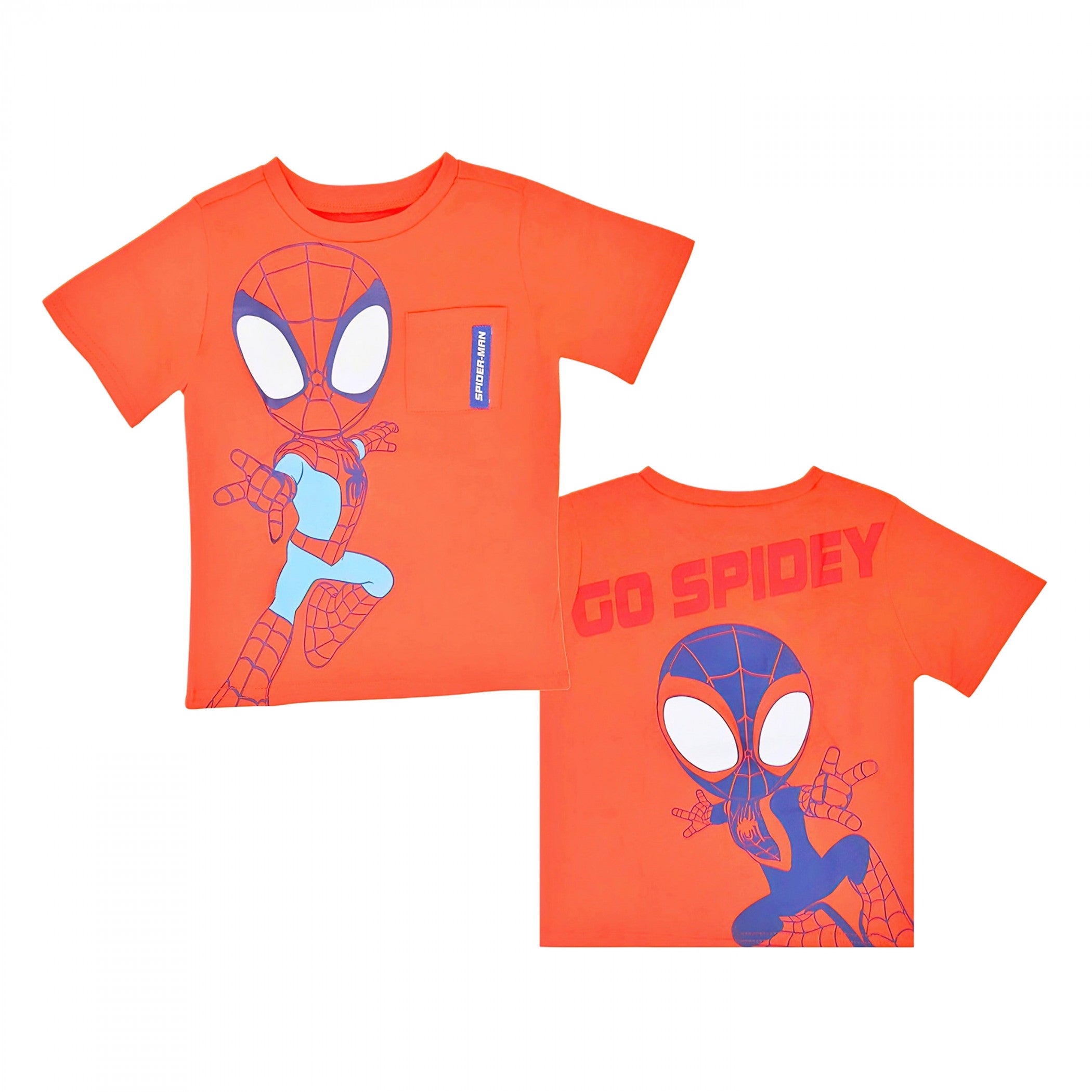 Spider-Man and Miles Morales Front and Back Print Boy's T-Shirt