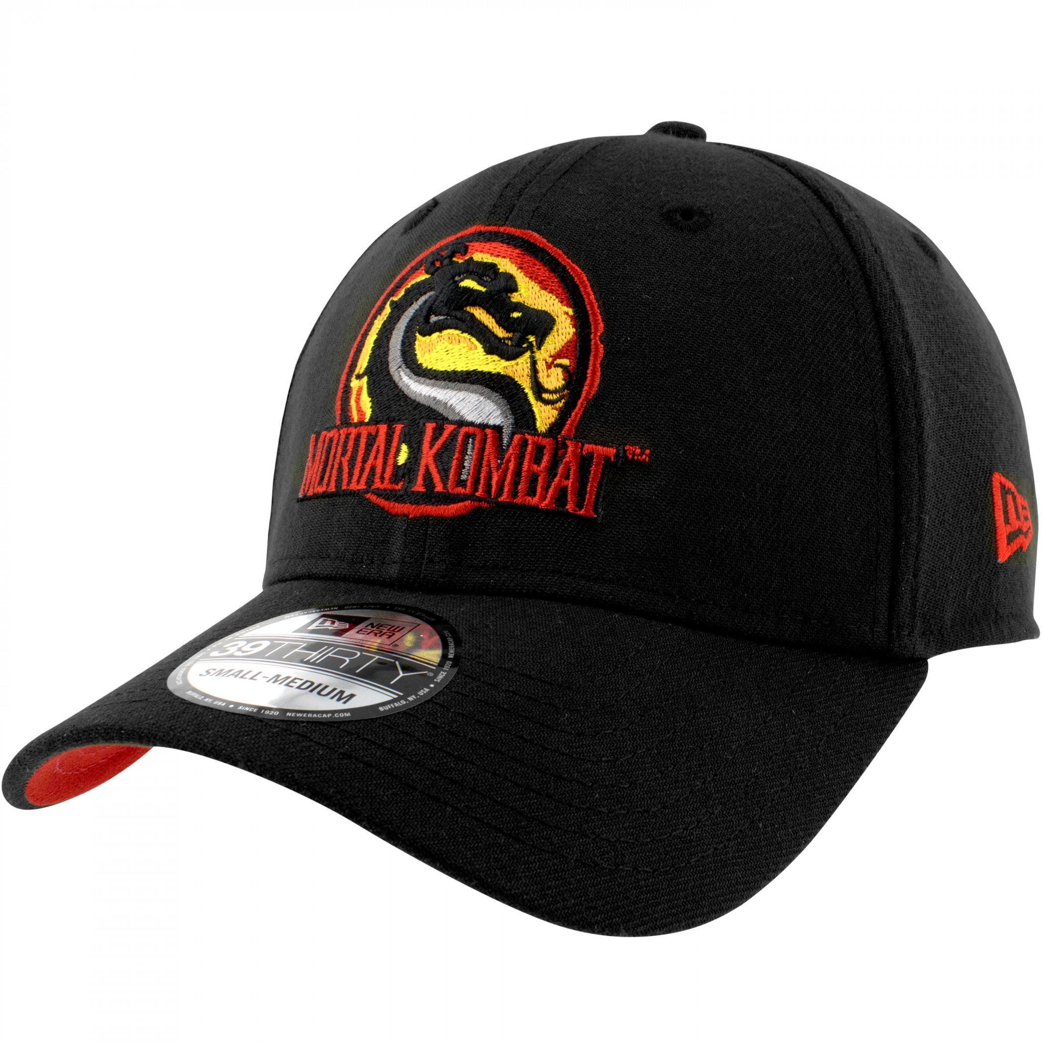 Mortal Kombat Classic Logo New Era 39Thirty Fitted Hat