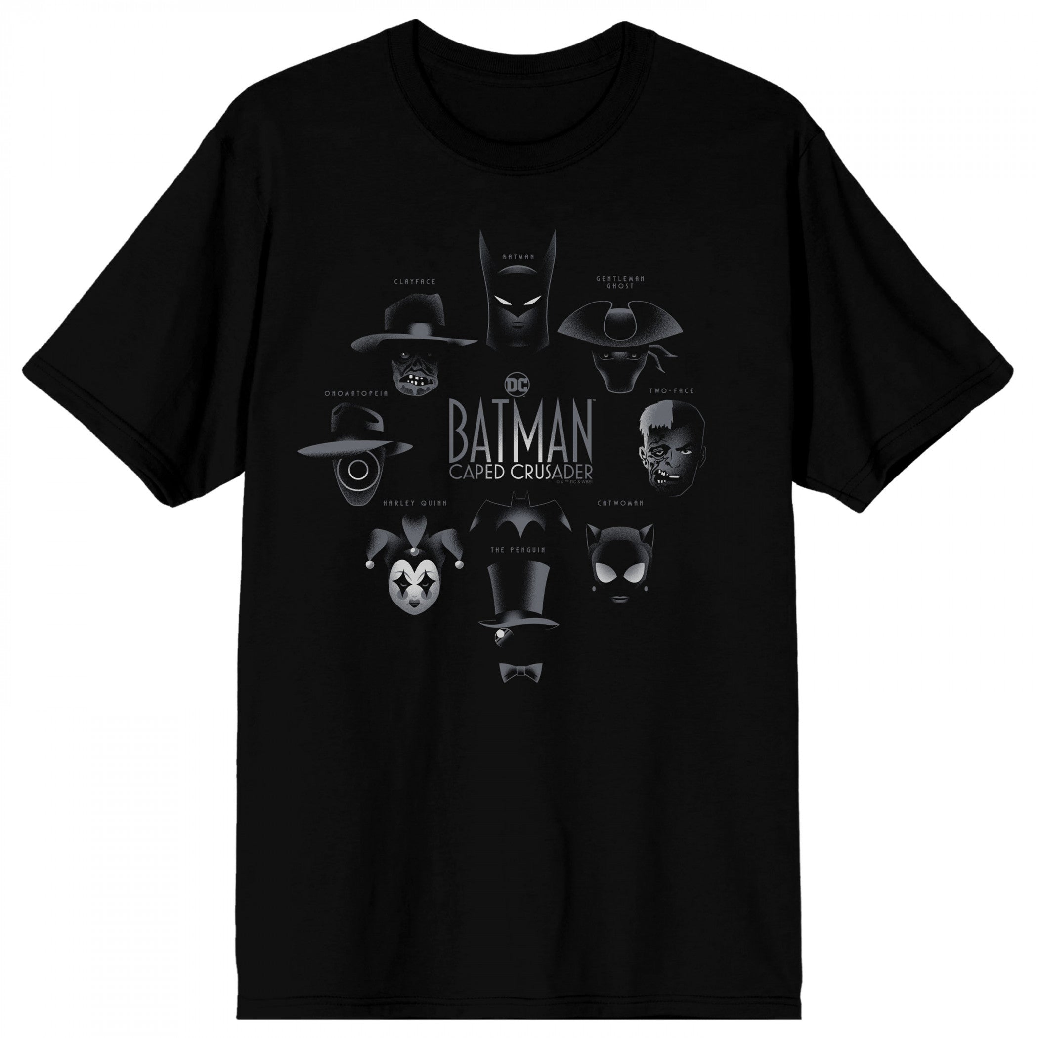 Batman The Caped Crusader Character Profiles T-Shirt