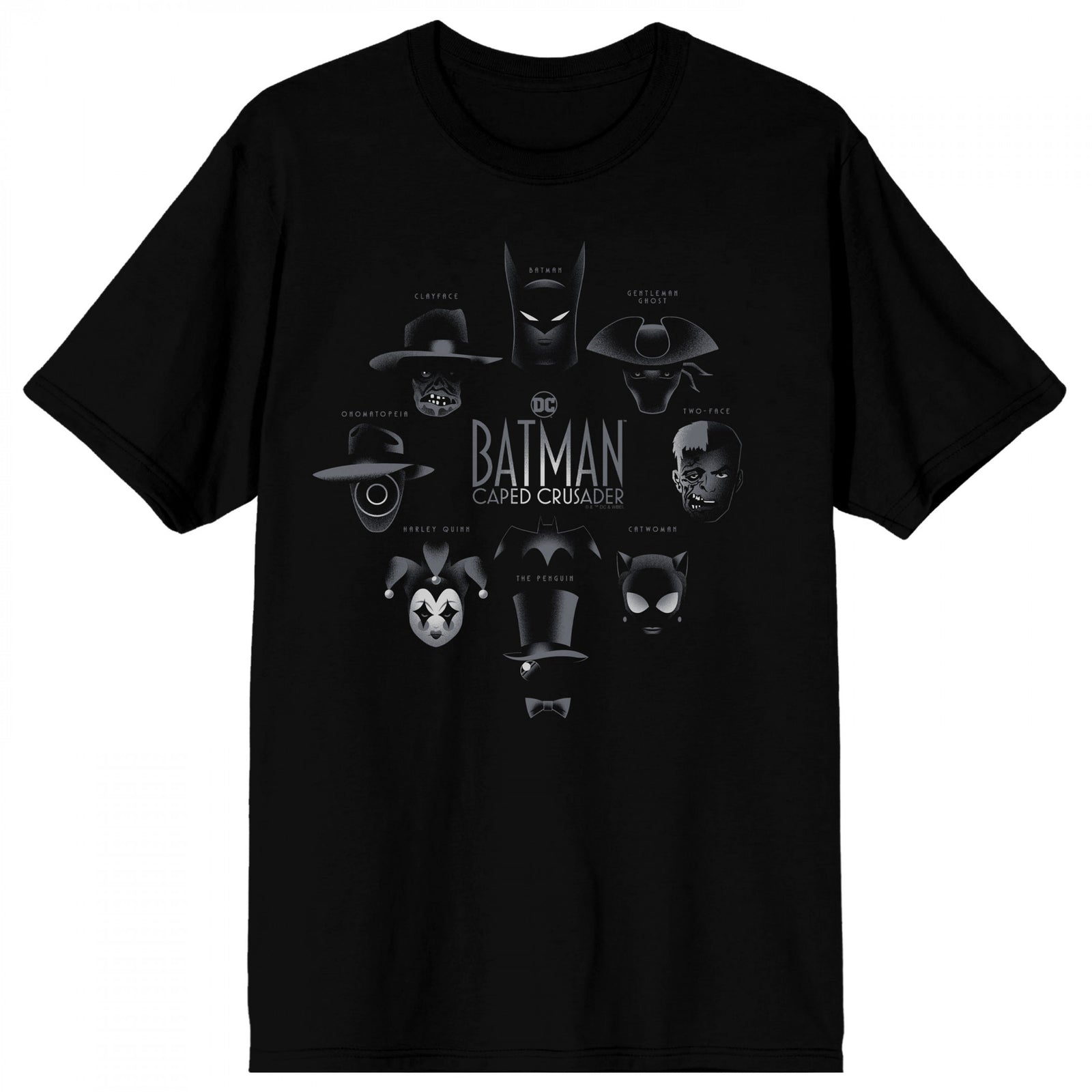 Batman The Caped Crusader Character Profiles T-Shirt