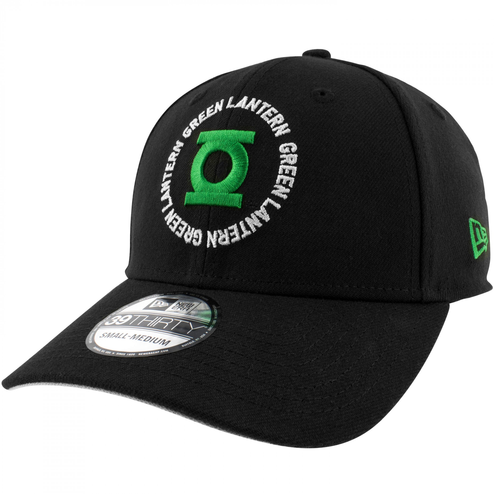 Green Lantern Logo New Era 39Thirty Fitted Hat