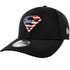 Superman American Flag Logo Black Colorway New Era 39Thirty Fitted Hat