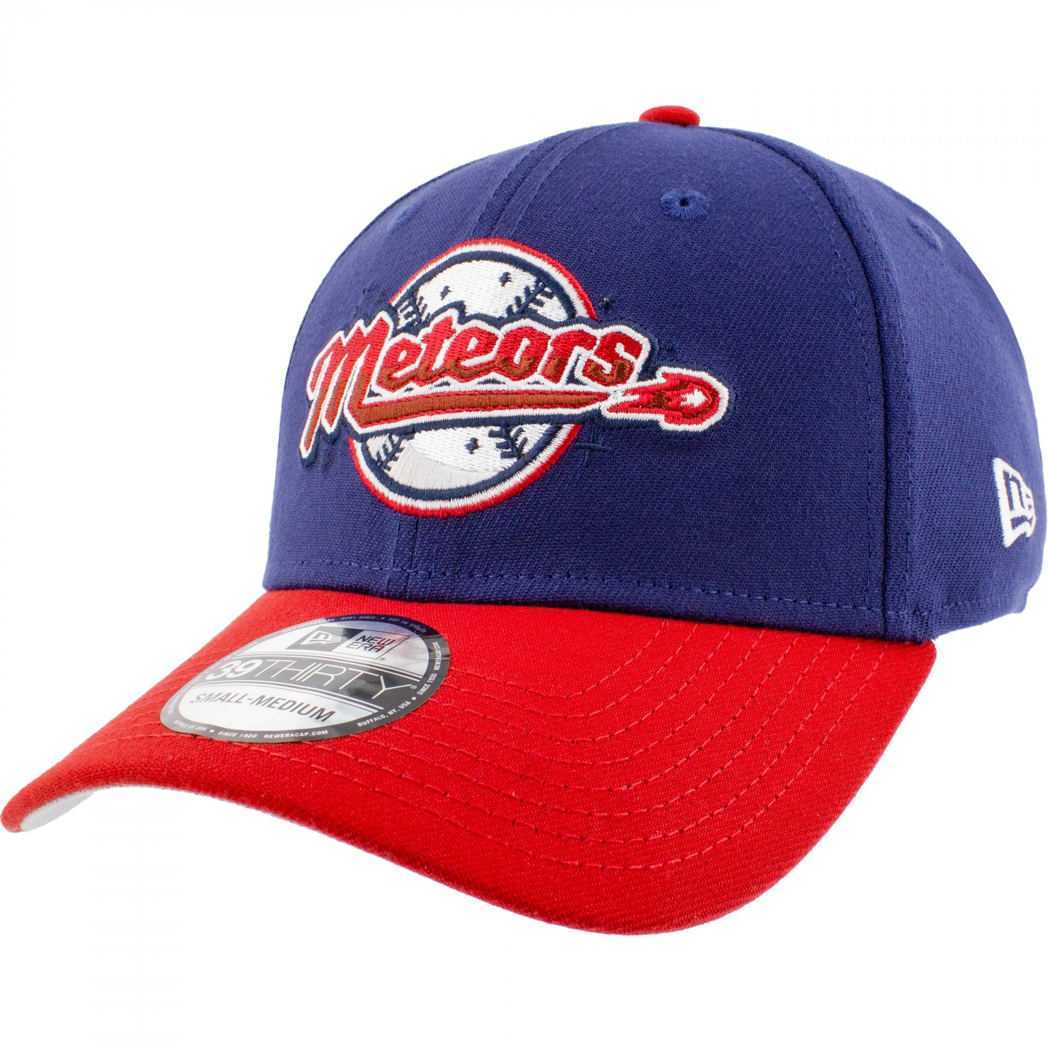 Superman Meteors Logo New Era 39Thirty Fitted Hat