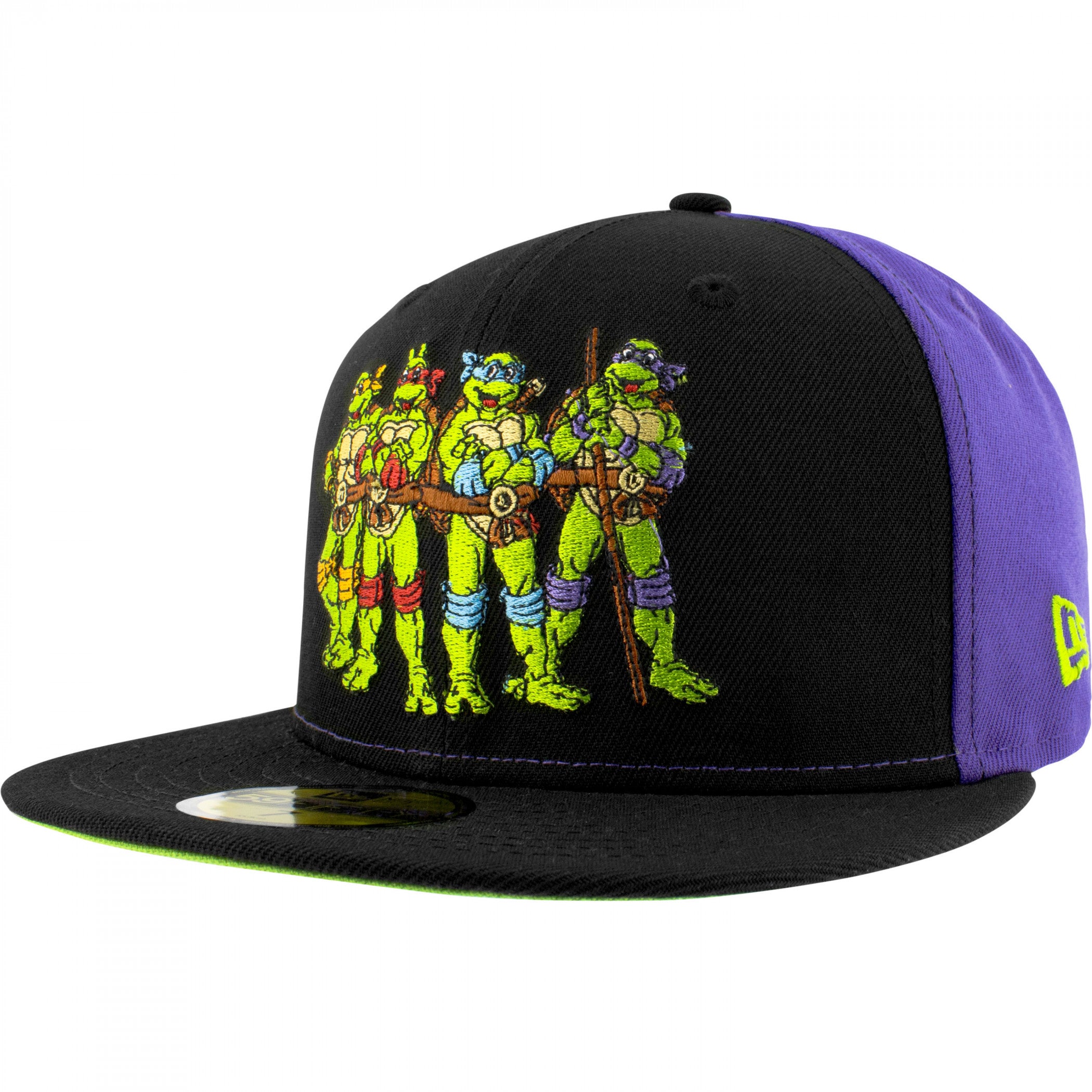 Teenage Mutant Ninja Turtles Quad Colors New Era 59Fifty Fitted Hat