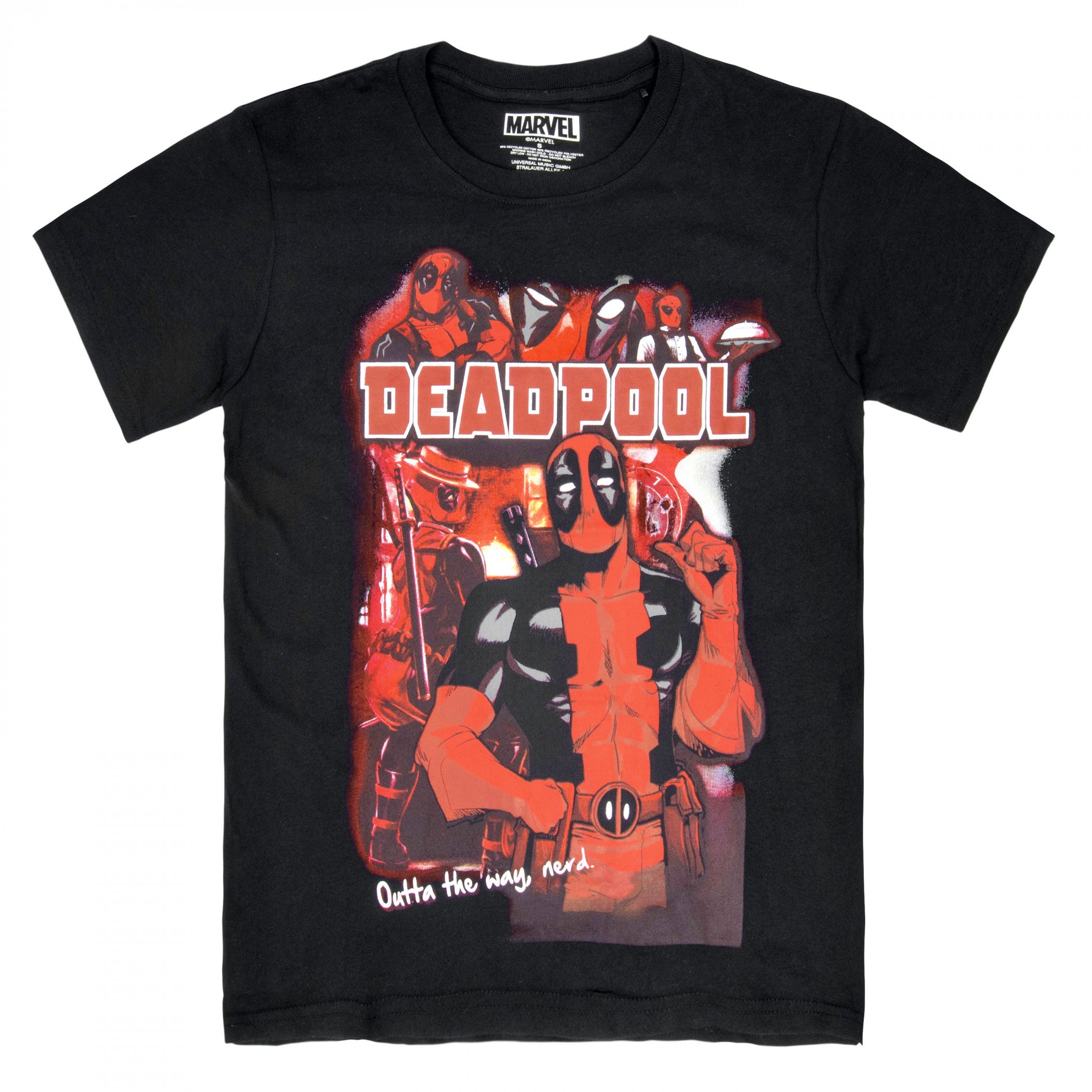 Deadpool Outta The Way Nerd T-Shirt