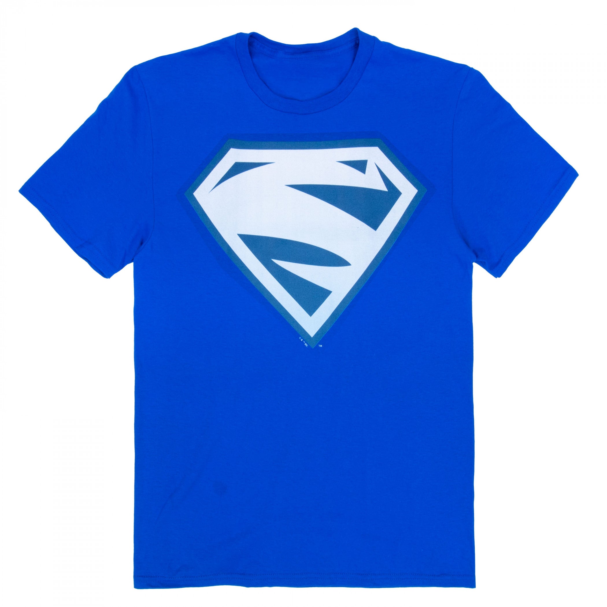 Superman Electric Blue Logo T-Shirt