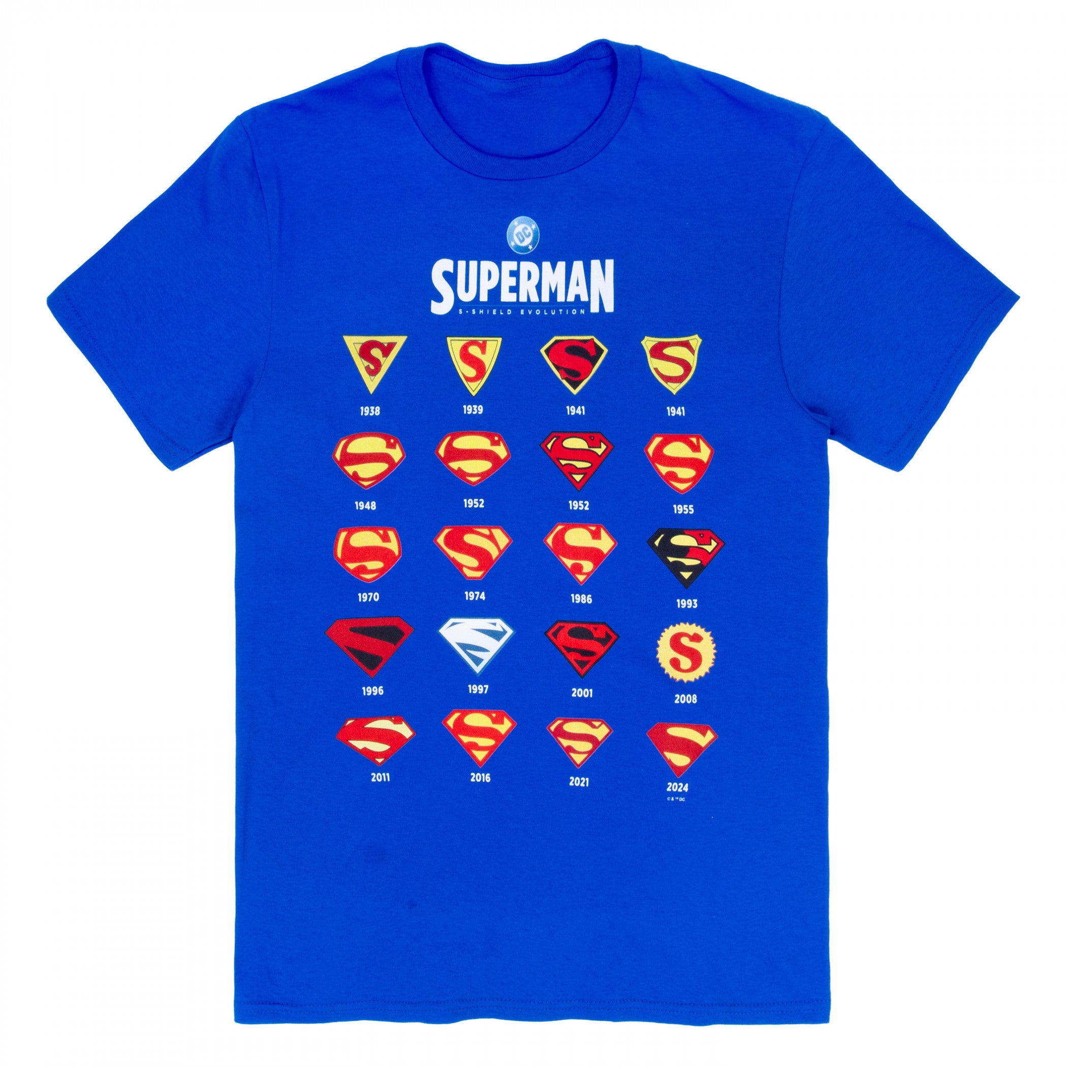 Superman Logos Through Time T-Shirt