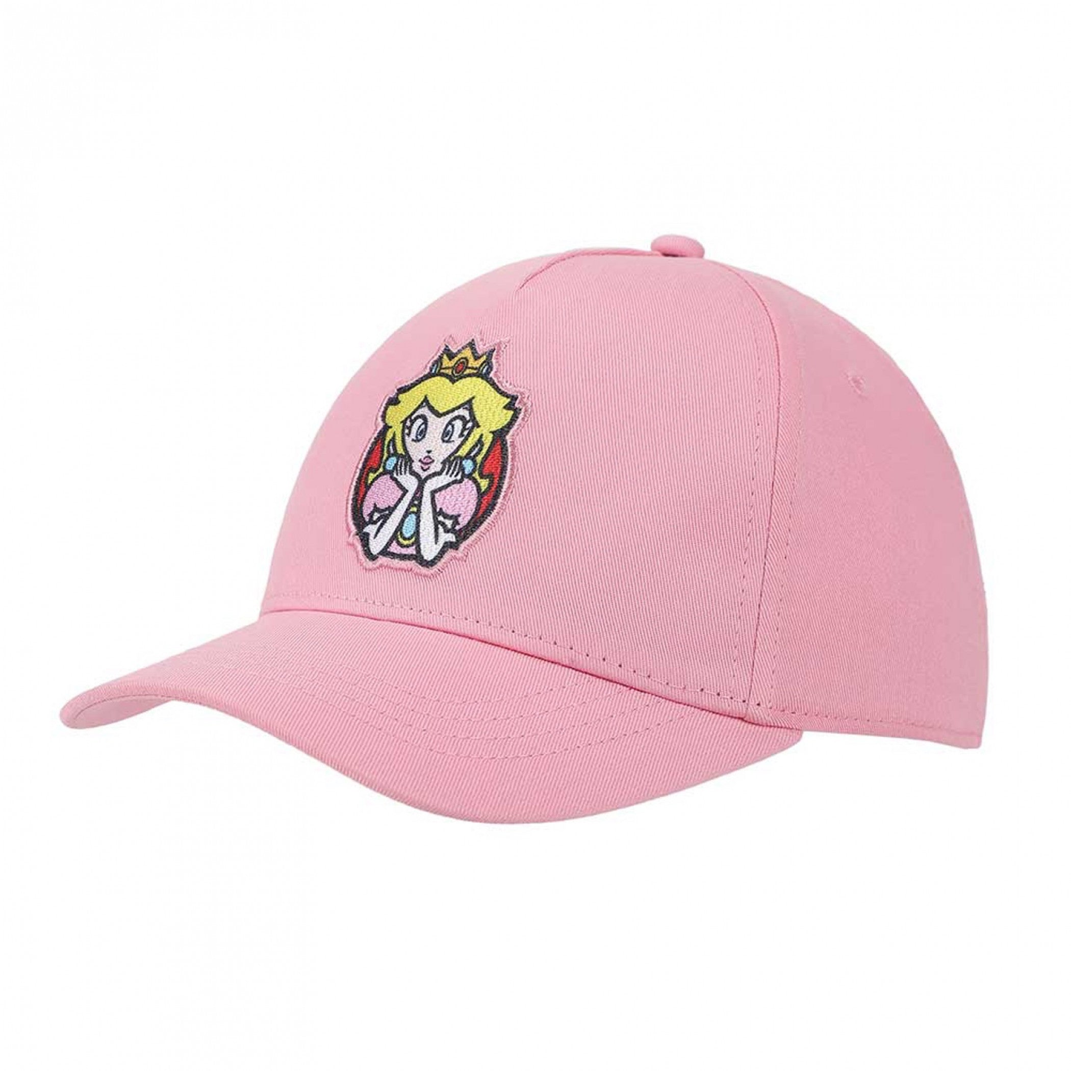Super Mario Bros. Princess Peach Logo Embroidered Hat
