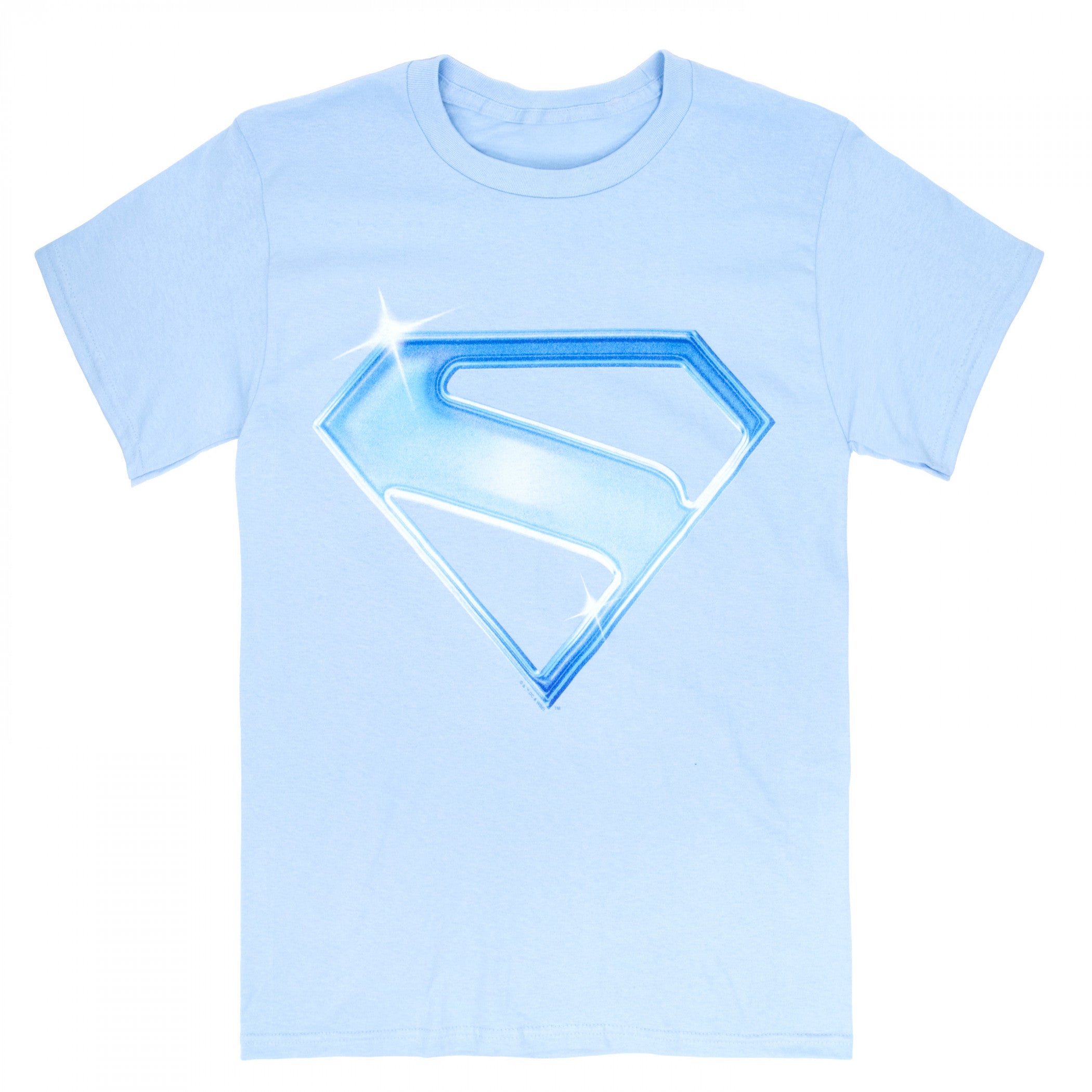 Superman James Gunn Shining Blue Logo T-Shirt