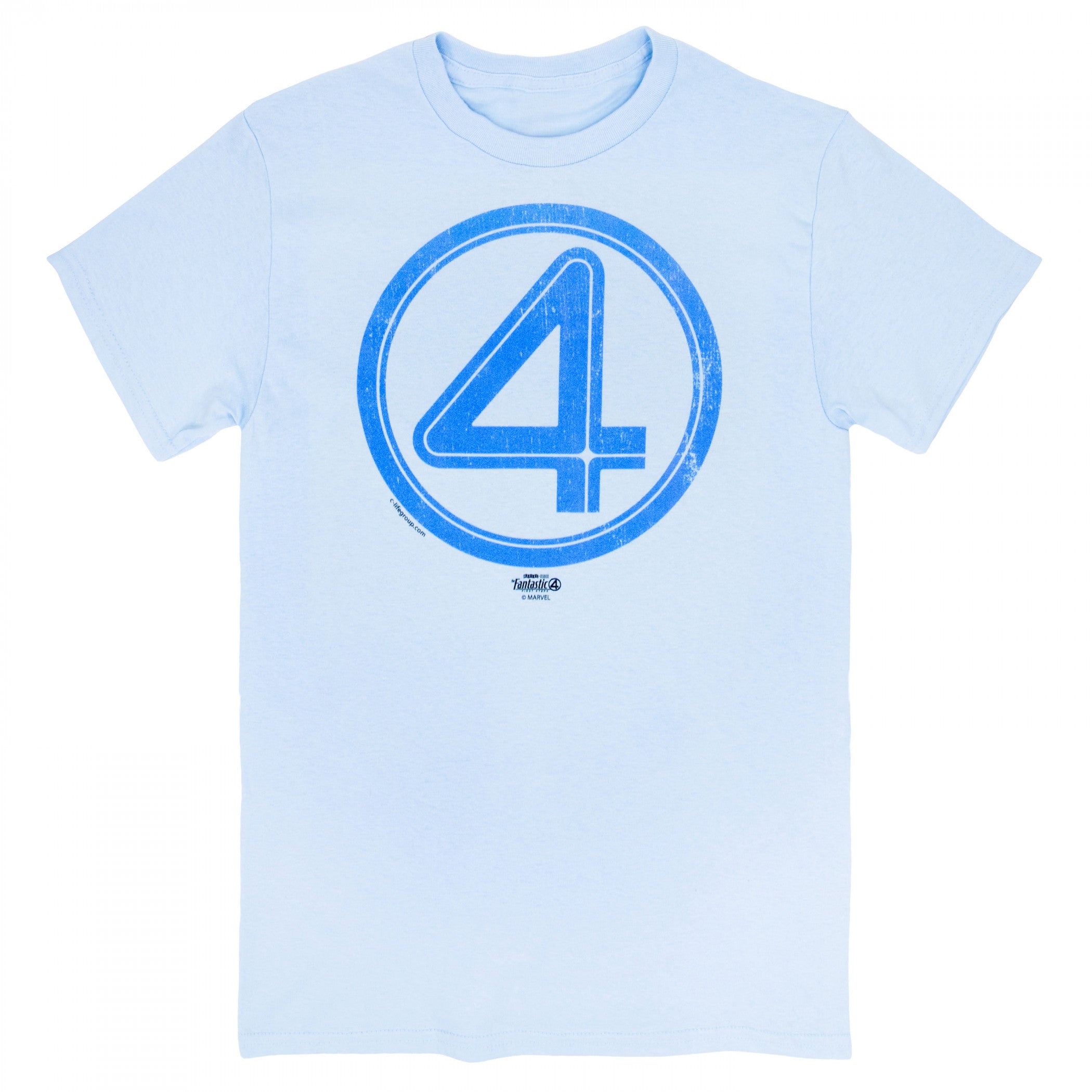 Fantastic Four Logo Blue Colorway T-Shirt