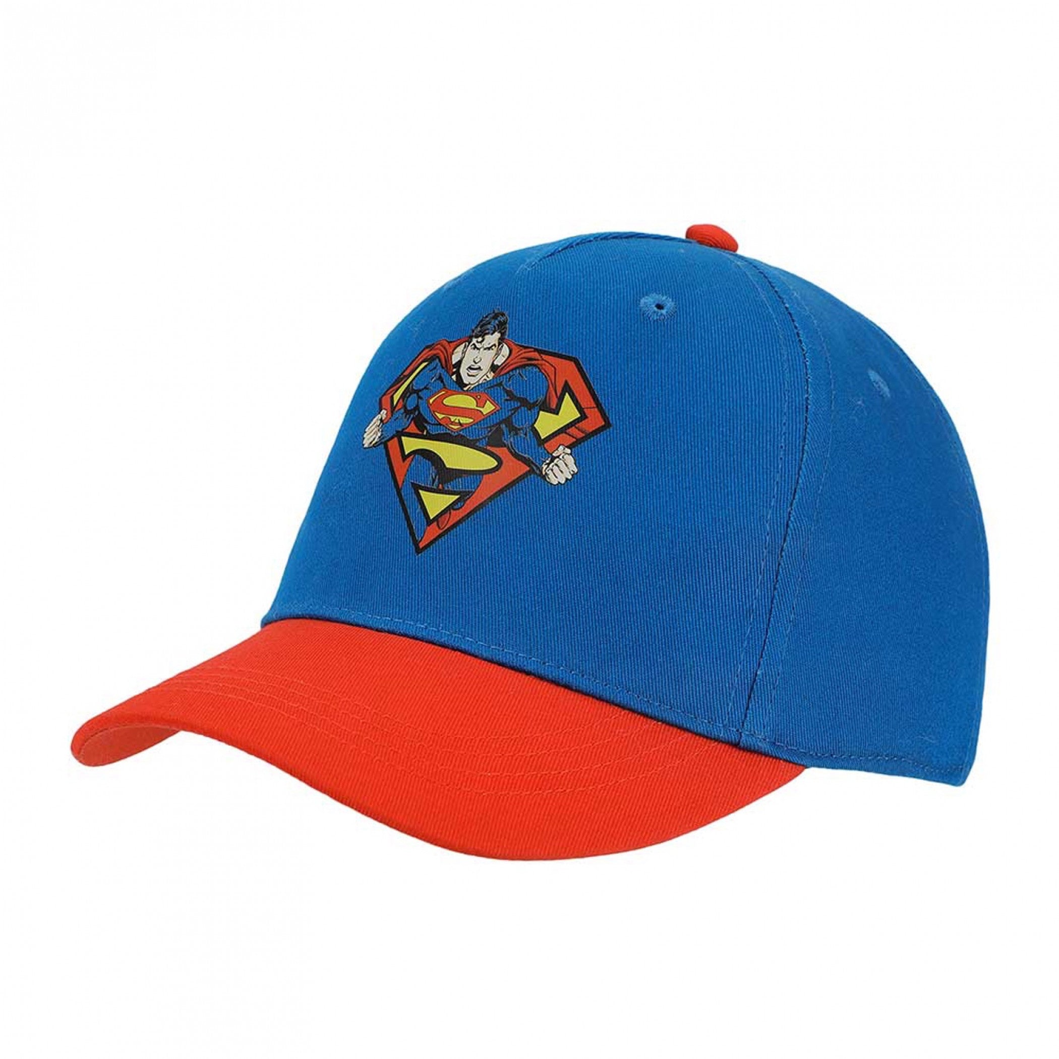 Superman Embroidered Logo Adjustable Youth Hat