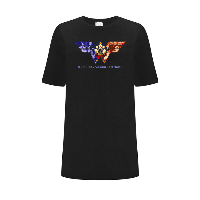 Wonder Woman DC Black OVERSIZE T-shirt