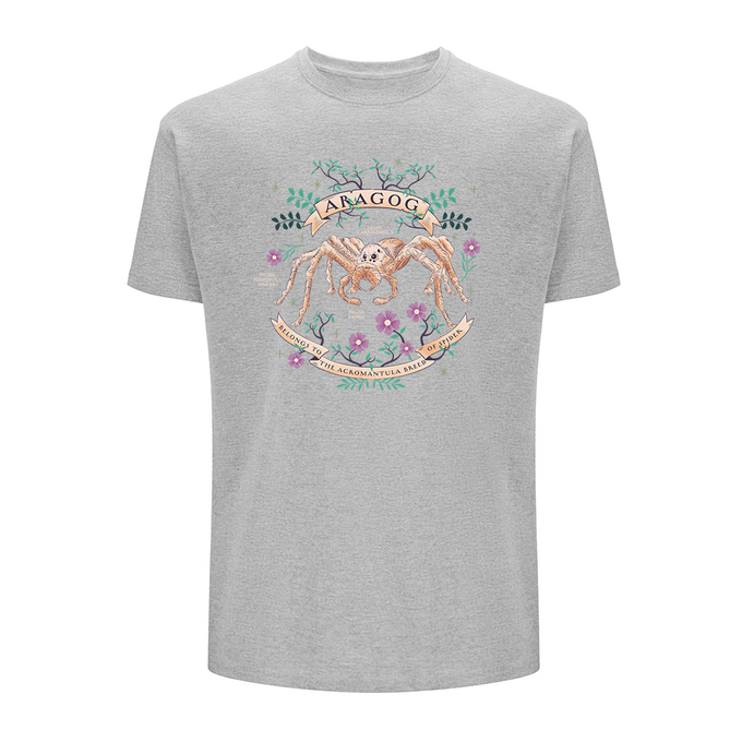 Harry Potter Aragog Gray T-shirt