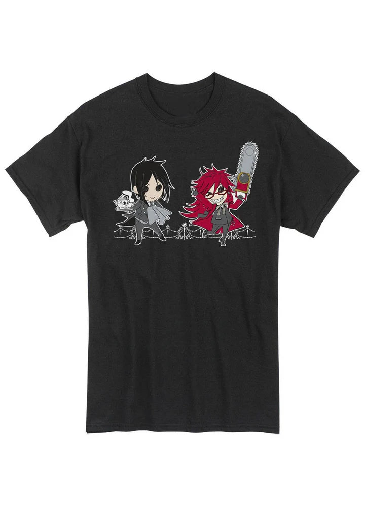 Black Butler Sebastian Michaelis & Grell Sutcliff Men's T-Shirt