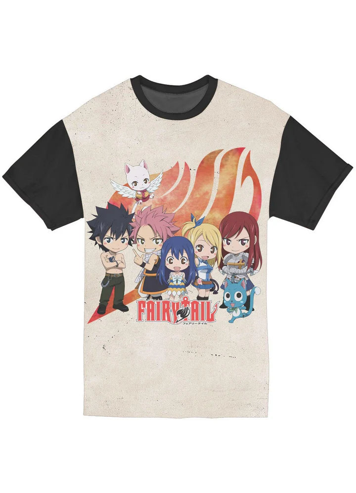 Fairy Tail SD Group Jrs Sublimation T-Shirt