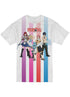 Fairy Tail Group With Lines Jrs Sublimation T-Shirt