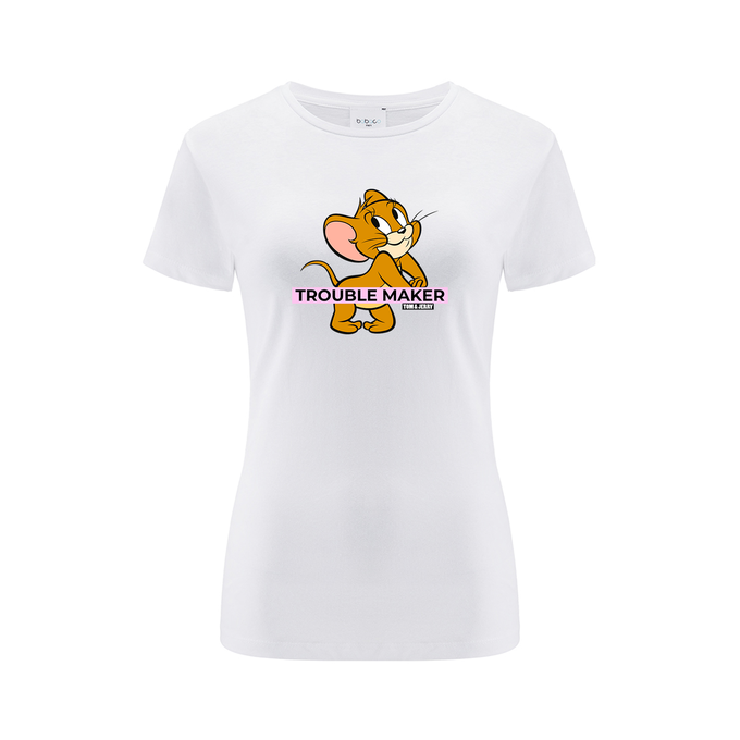 Tom & Jerry White T-Shirt