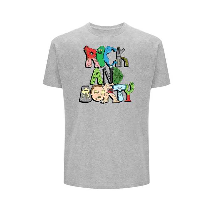 Rick and Morty Gray T-shirt