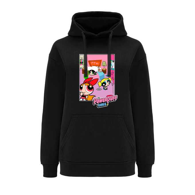 The Powerpuff Girls Black Hoodie
