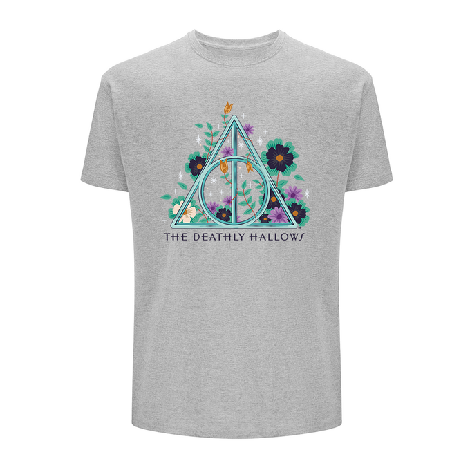 Harry Potter Deathly Hallows Gray T-shirt