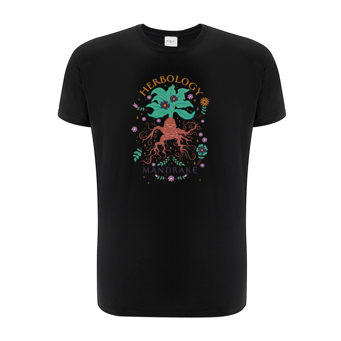 Harry Potter Mandragora Black T-shirt
