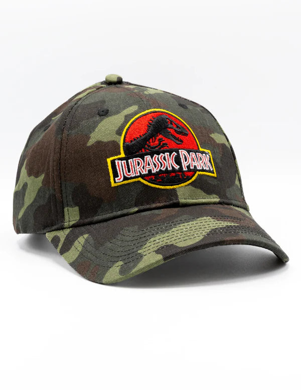 Jurassic Park Camouflage Logo Cap