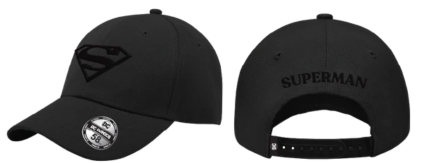 DC Comics Superman Logo Rubber Baseball Cap