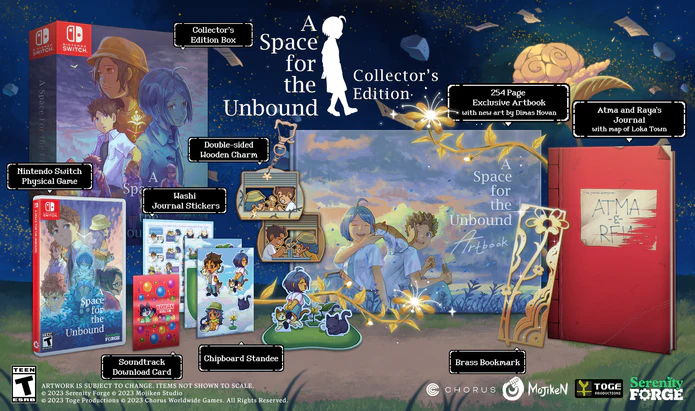 A SPACE FOR THE UNBOUND COLLECTORS EDITION Nintendo Switch
