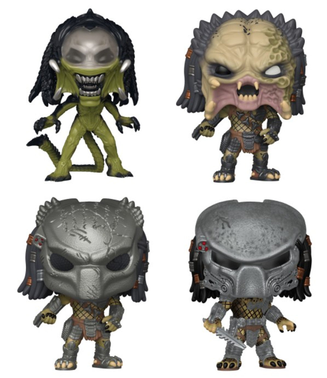 Pop! Movies Set 4 w/CHASE Aliens vs Predator Requiem