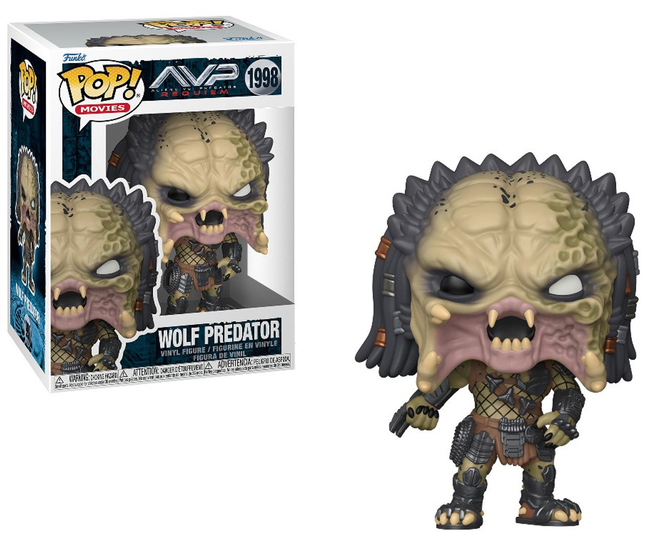 Pop! Movies Wolf Predator Aliens vs Predator Requiem