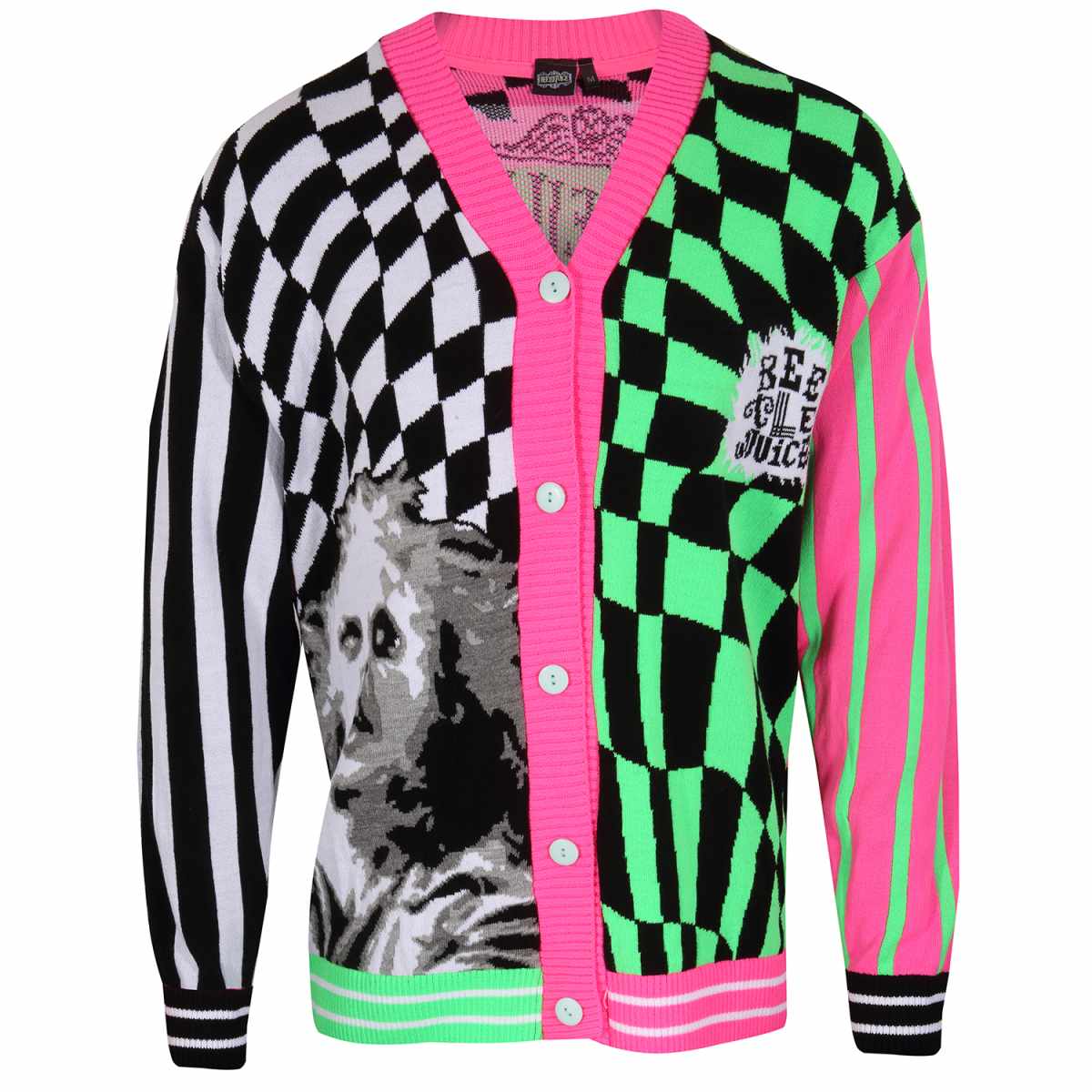 Beetlejuice Showtime Strange And Unusual Knitted Cardigan