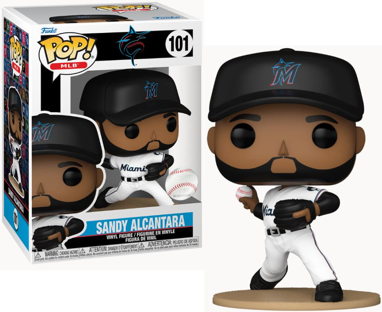MLB Pop! Series 8 Sandy Alcantara Miami Marlins