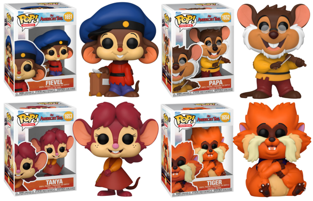 Pop! Movies Complete Set 4 An American Tail