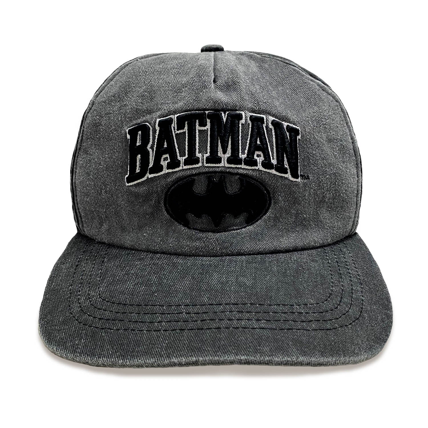 DC Comics Batman Collegiate Text Baseball Cap