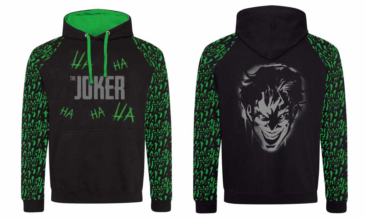DC Batman The Joker Ha Ha Ha Pullover Hoodie
