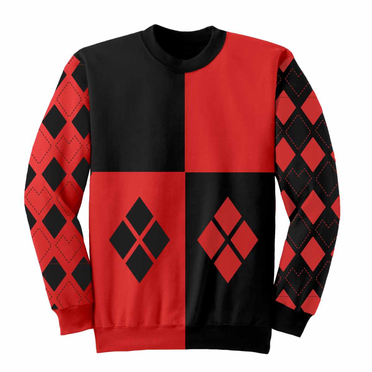 DC Comics Harley Quinn Diamonds Knitted