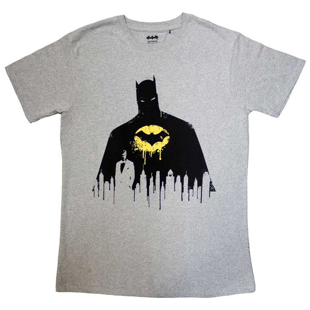 DC COMICS BATMAN SILHOUETTE DRIP T-SHIRT