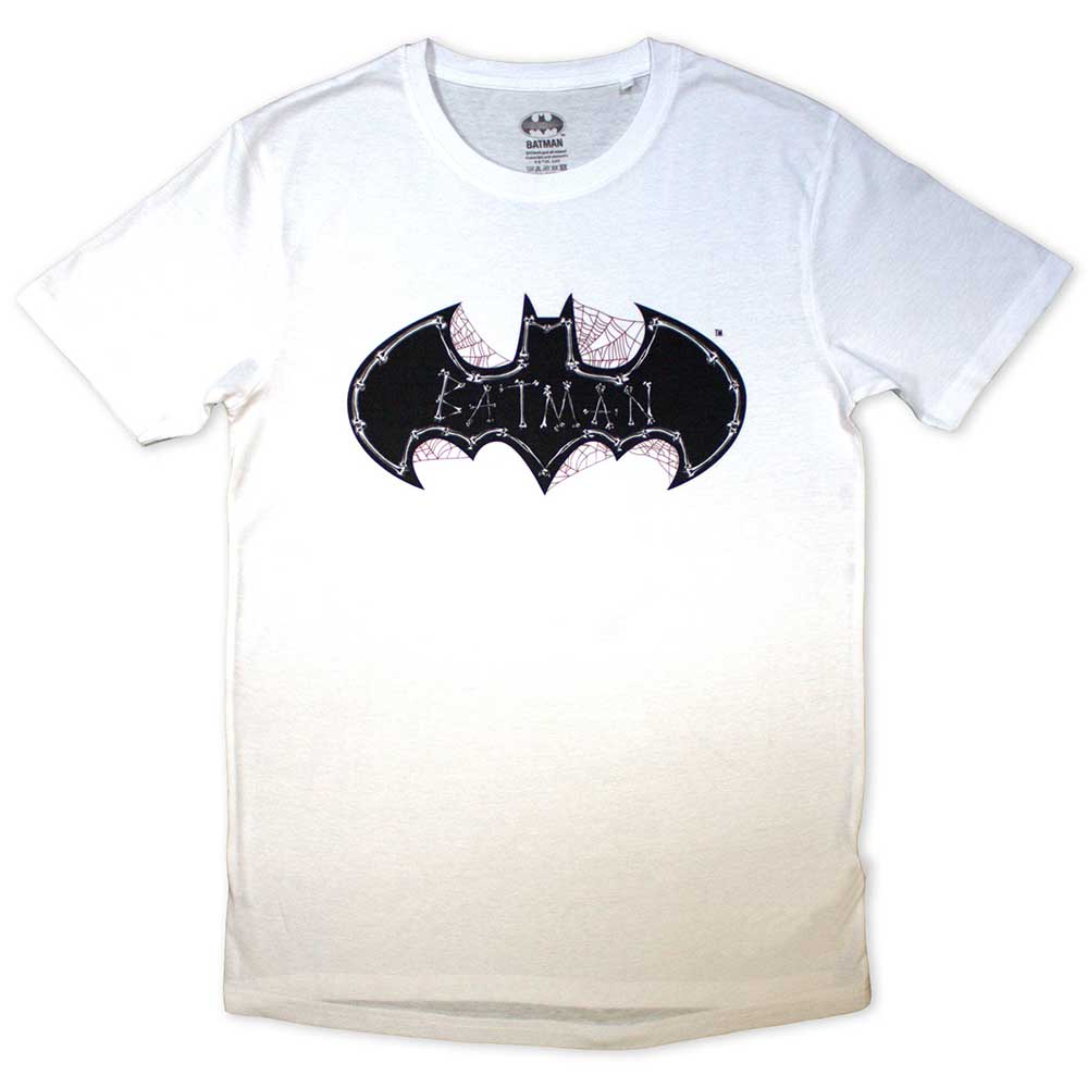 DC COMICS BATMAN BAT SKULL & COBWEBS T-SHIRT