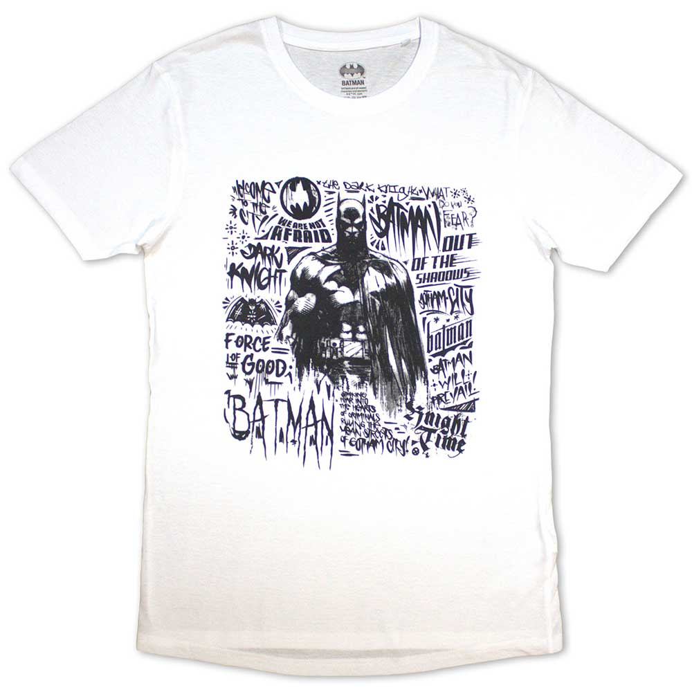 DC COMICS BATMAN SCRIBBLER T-SHIRT