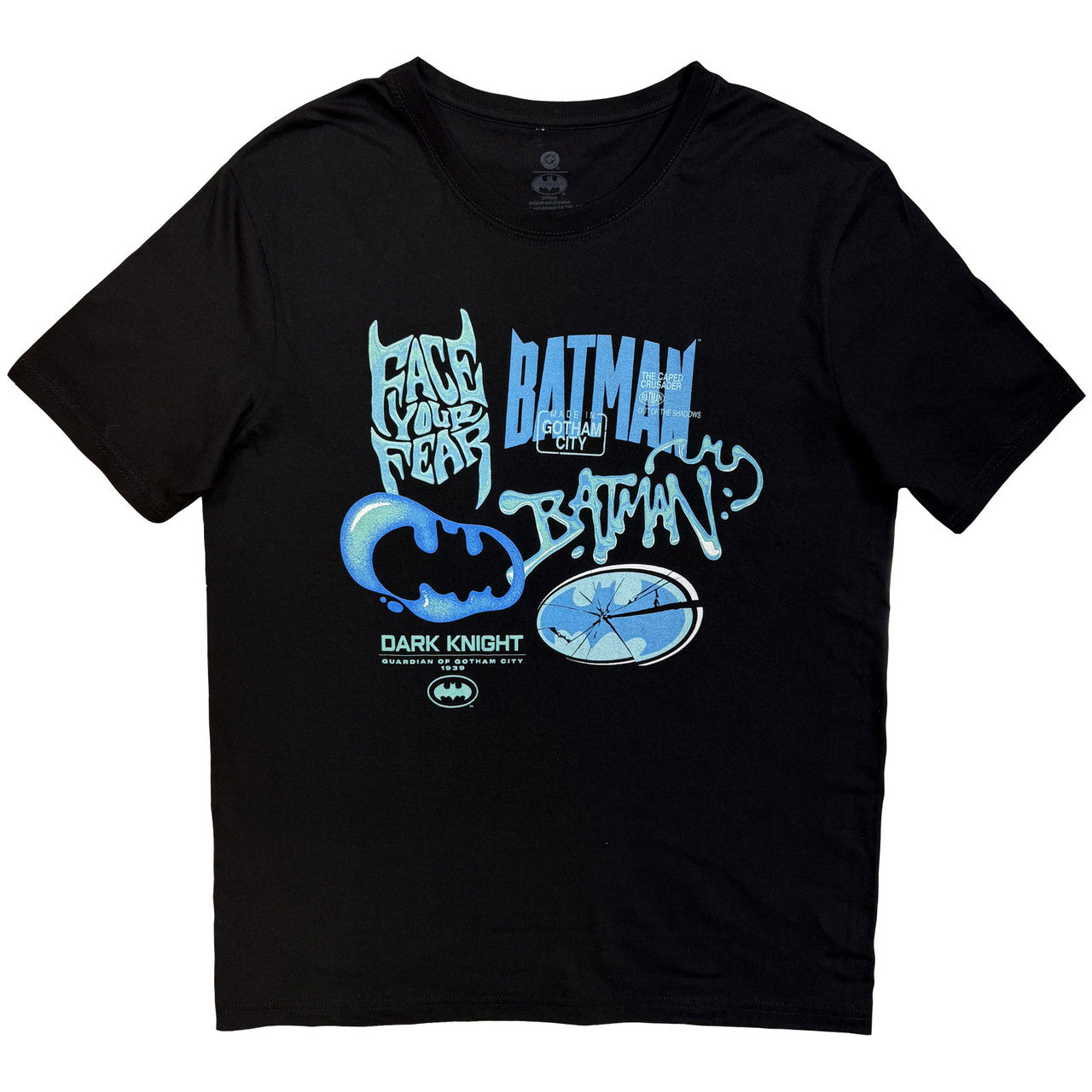 DC Comics Batman Face Your Fear Black T-Shirt