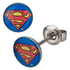DC Comics Superman Logo Stainless Stud Earrings
