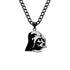 Star Wars Darth Vader Stainless Steel 24" Chain Etched Pendant Necklace
