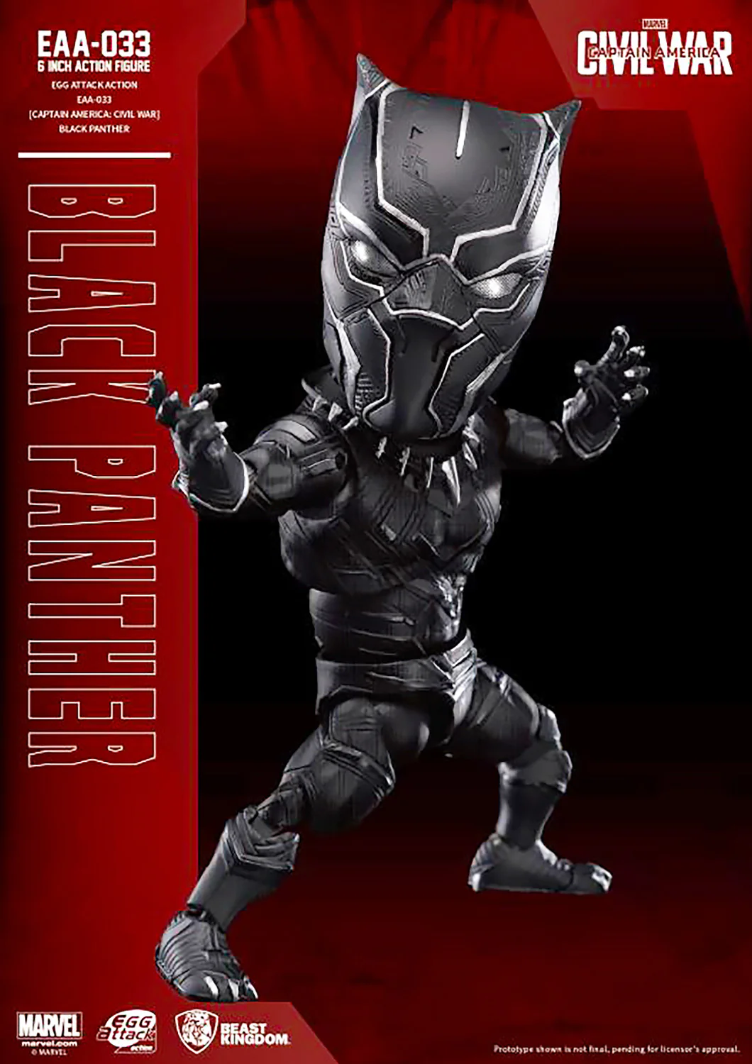 CIVIL WAR EGG ATTACK ACTION BLACK PANTHER